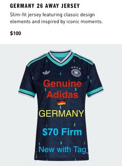 Genuine Adidas Germany 27 Away Jersey New