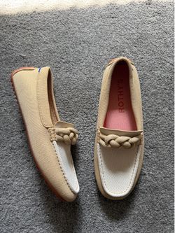 Size 9.5W Rothy's Women's The Braid Driver  Slip On Loafer