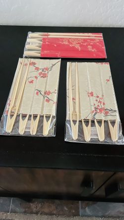 3 Sets Of Reusable Bamboo Chopsticks Never Opened