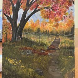 Acrylic 11x14 Painting. 