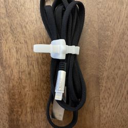 XD Lightning to USB Charging Cable - Black - for iPhone 6 to 14 Models