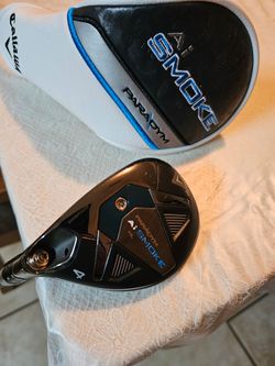 EXCELLENT CONDITION!" LEFT HANDED! CALLAWAY PARADYM Ai SMOKE HL GOLF CLUB 4 HYBRID