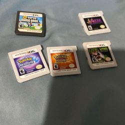 DS Games Majoras Mask, New Super Mario Bros, Pokemon Sun, Pokemon Moon. Luigi’s Mansion Dark Moon (check Desc For Prices)