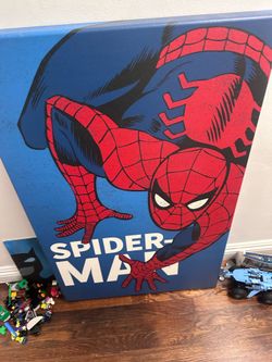 Spiderman Canvas Art - Pottery Barn