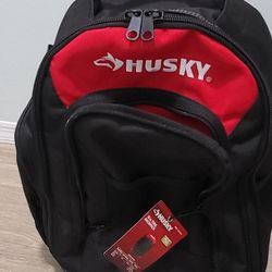 HUSKY 16" TOOL BACKPACK, 21 POCKETS