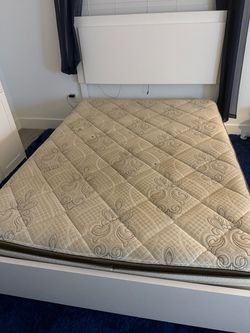 Used Queen Mattress with brand new Boxspring