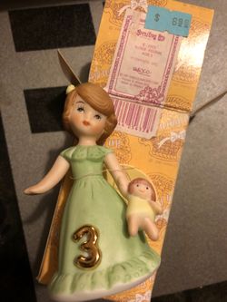 Girl “3” figurine