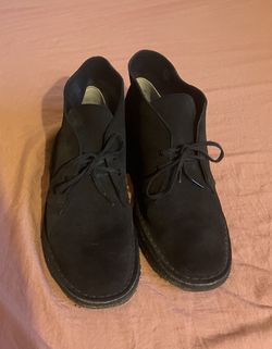 Clarks Desert Boot Black Suede