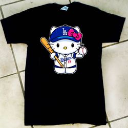 Hello kitty los angeles dodgers Tshirts