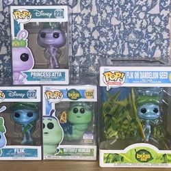 Funko Pop DISNEY A Bugs Life SET 