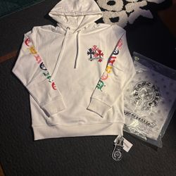 Multi Color Chrome Hearst Hoodie Size S