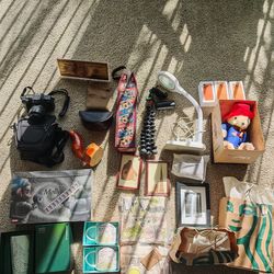 Bin 2: Popmart, Starbucks Mugs, mini Iphones