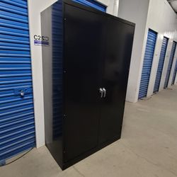 Solid Metal Storage Cabinet 24 Deep By 48 Wide