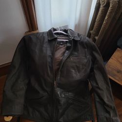 Men's Wilsons Leather Jacket 3cm Thinsulate - Size XL 