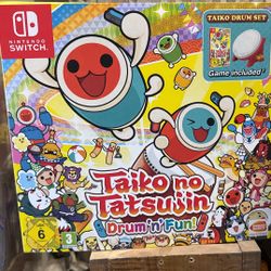 Drum Along Switch Game With Drum!!!KIRBY SPLATOON