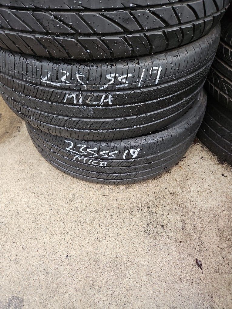 Pair 235/55/19 Michelin Primacy