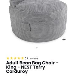 Adult Bean Bag Chair/Mattress