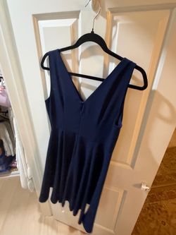 Dark blue dress