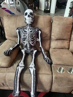 Spirit of Halloween 5ft (ish) skeleton body pillow