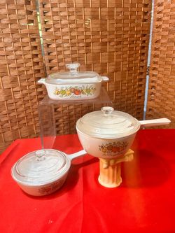 Vintage CorningWare Spice of Life 6-Piece Set (Cookware & Lids)$75 CASH