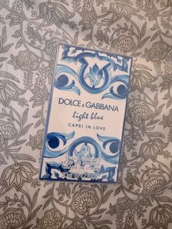 Dolce gabanna light blue capri in love $50