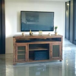Reduce Price - Real Wood TV Stand 