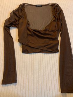 Brown blouse