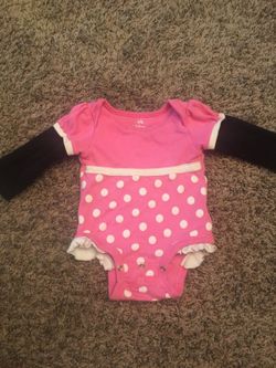 Mini mouse onesie