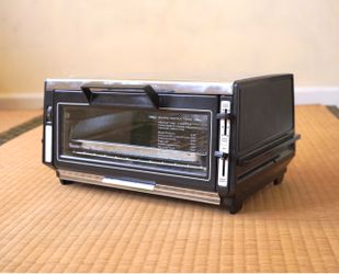 vintage proctor-silex toaster oven and broiler, american made