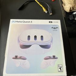Meta quest 3 with 512gb open box never used