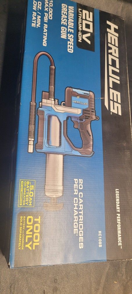 Hercules Grease Gun 20v