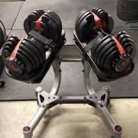 Bowflex 552 Set with Bowflex Stand w/wheels - LIKE NEW