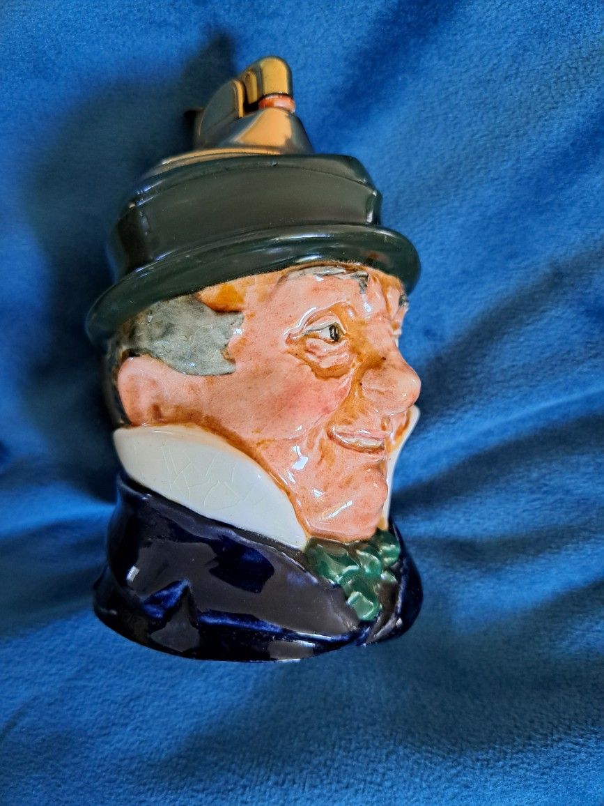 Vintage Royal Doulton Cigarette Lighter - Signed