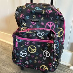 New Rockland “Peace” Rolling Backpack Luggage