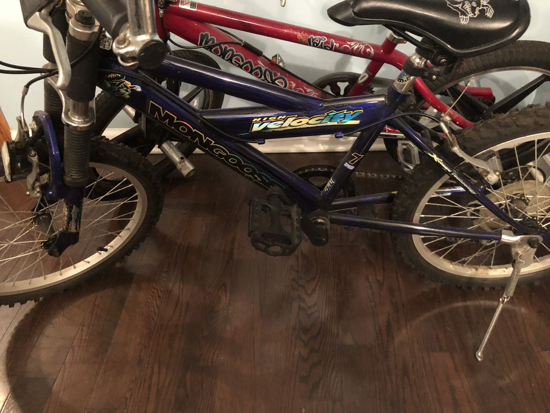Two mongoose bikes