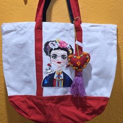 Frida Calo Tote Bags 