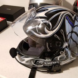 Small shoei motorcycle helmet