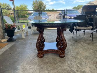 Glass table