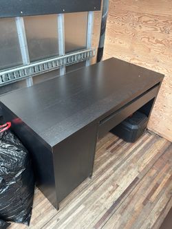 IKEA MALM Black Desk