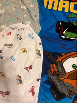 Boys Cars blanket and crib sheets