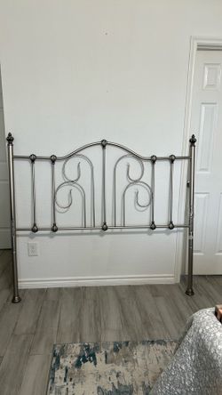 Queen size metal headboard