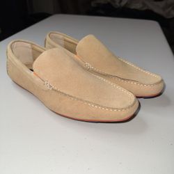 New Light Brown Suede/leather Men’s Shoes Size 10.5