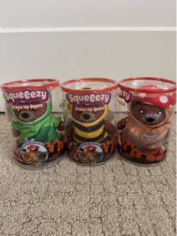 set of squeezy bears