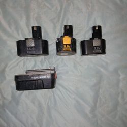 Assorted Power Tool Batteries