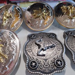 Belt Buckle Cowboy Vaquero Style