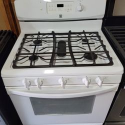 Kenmore 5 Burner White Gas Stove Range Estufa 