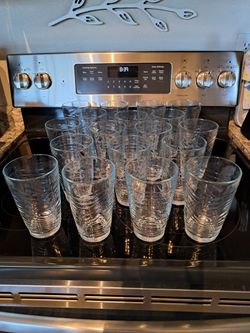 Drinking Glasses - Set of 18