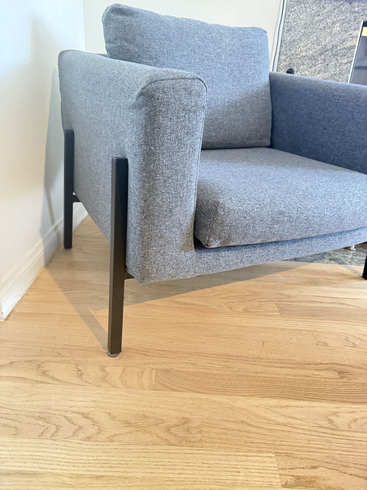 Beautiful Grey Armchair Accent chair Like New