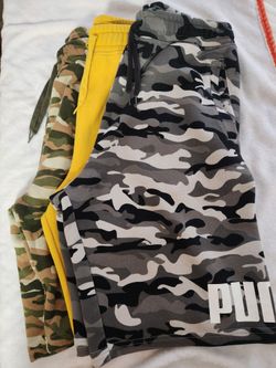Puma Mens Fleece Shorts Size Medium 3 Set