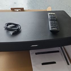 Bose Solo 10 TV Sound System With Bose Remote and Cables